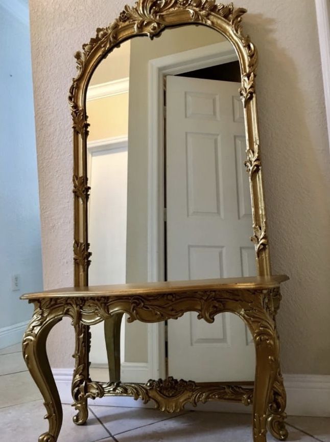 Pretty antique mirror