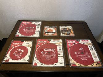 Diablo meter saw blades & Ridgid Diamond blade