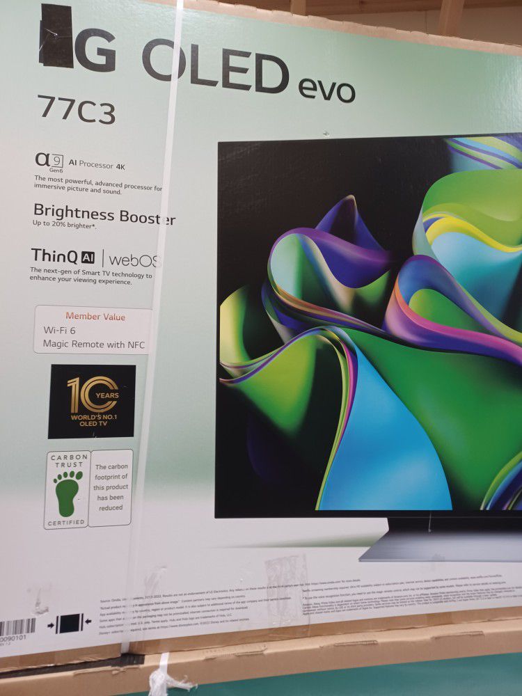 Big Savings.  77" Screen Oled C3 By LG ThinQ Evo.  We Offer Delivery 