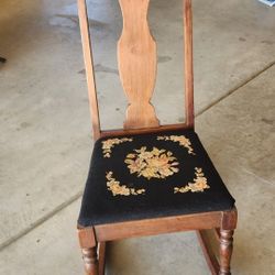 Antique Wooden Rocking Chair