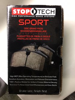 08-13 Lexus ISF Stop Tech Sport Brake pads