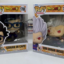 Dragonball - New Both Gohan (Beast) Funko POP! 2 POP Bundle