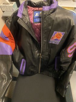 Phoenix Suns Starter Jacket Leather