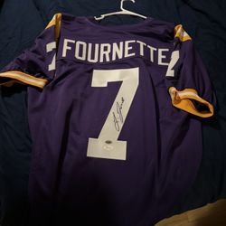 Leonard Fornette Autograph Jersey