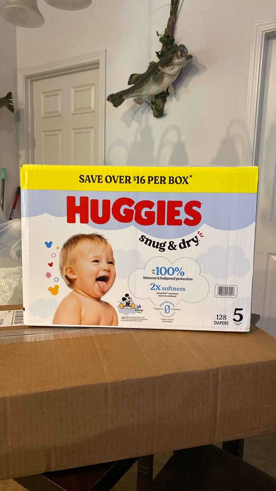 Huggies Size 5 Diapers (128ct)