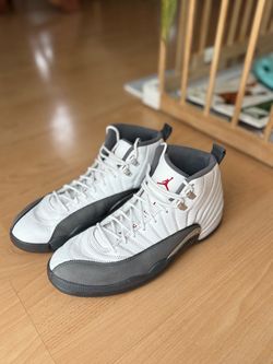 Air Jordan 12 Retro White Dark Grey