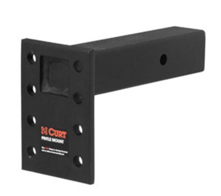 CURT
Curt Pintle Hook Mounting Plate for 2-1/2" Hitches - 8" Shank - 8 Hole - 18,000 lbs