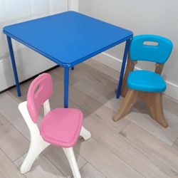 Kid Table And 2 Chairs