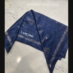 LANCOME Paris Medium Square 21” X 21” Moon & Stars