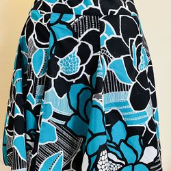 INC International Concepts Floral Midi Skirt, Size: 10 Petite