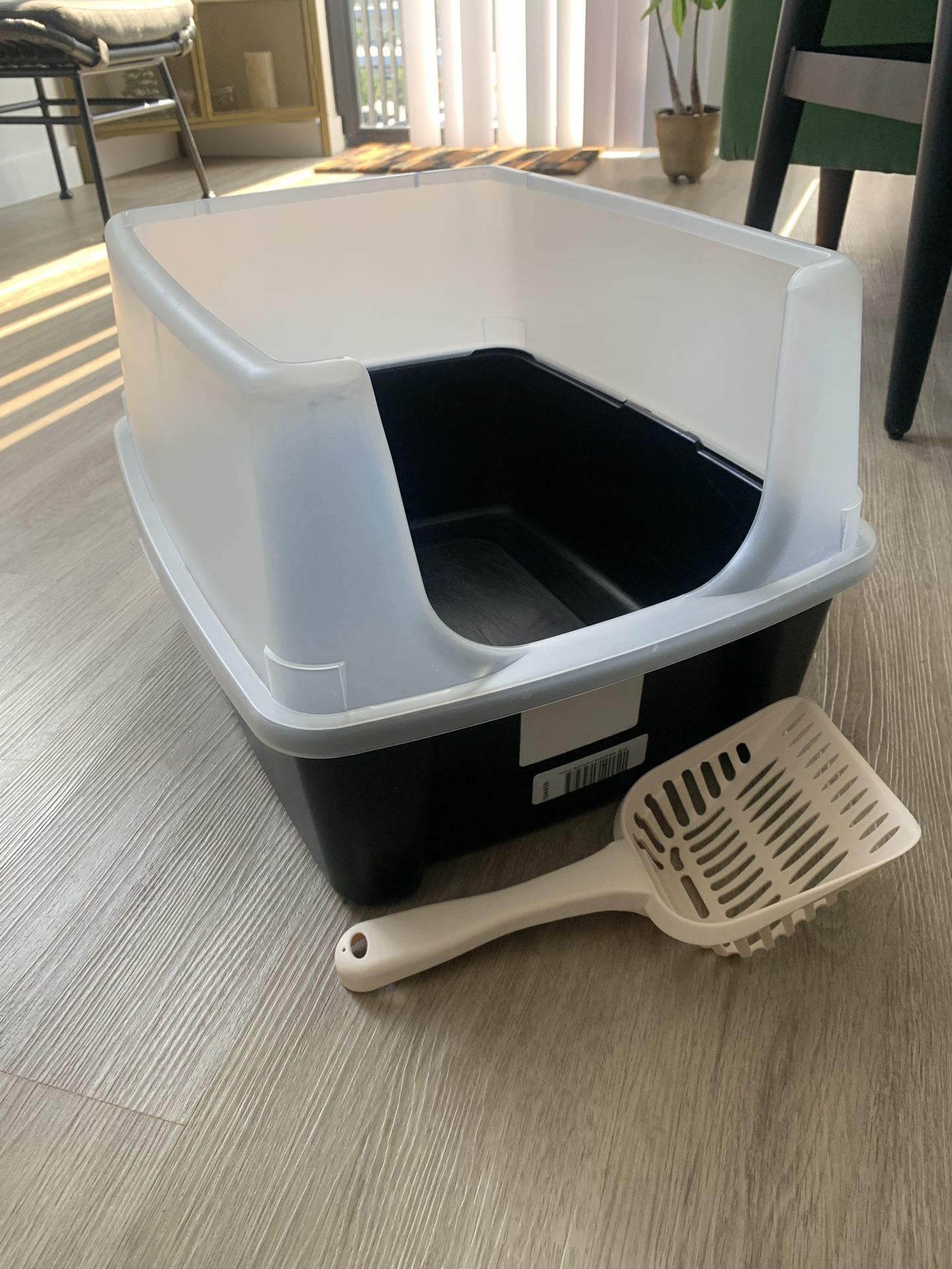 Cat Litter Box With Litter Scooper