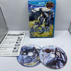 Bayonetta 2 (Nintendo Wii U, 2014) 2-DIsc Set Includes Bonus Bayonetta Game