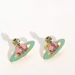 Saturn Earrings BAS Relief 