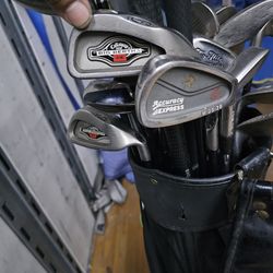 Golf Clubs with bag