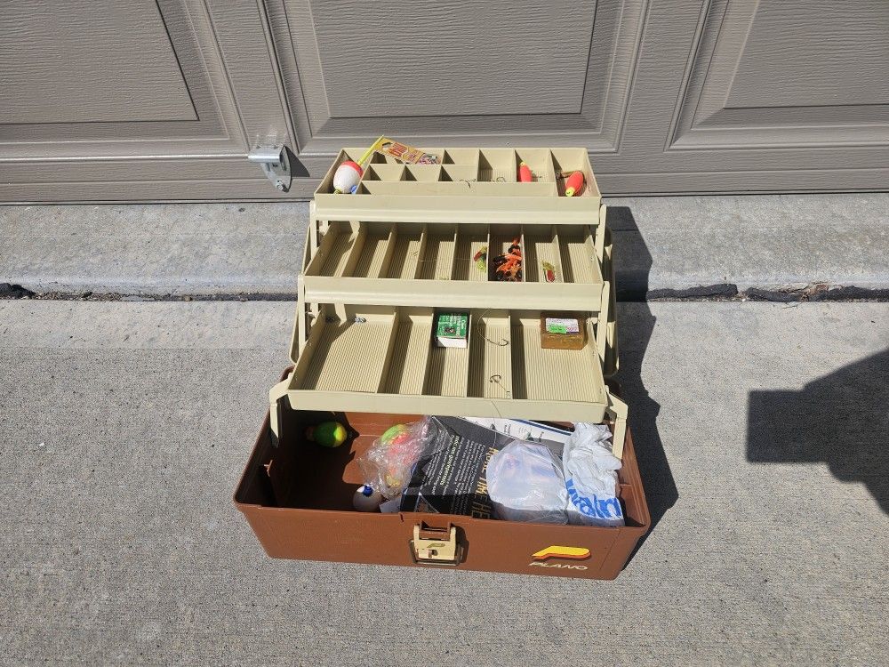 Plano Tackle Box With Supplies