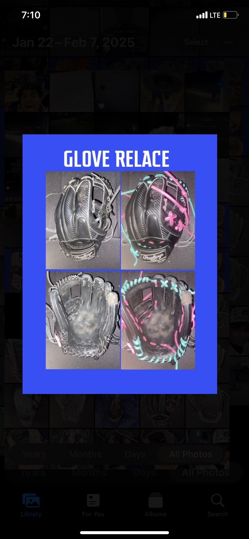 Baseball Glove Relacing