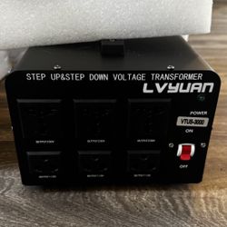 LVYUAN 3000 Watt Voltage Converter Transformer Heavy Duty