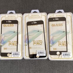 (Pack of 3) iPhone 6 Tempered Glass Screen Protectors 