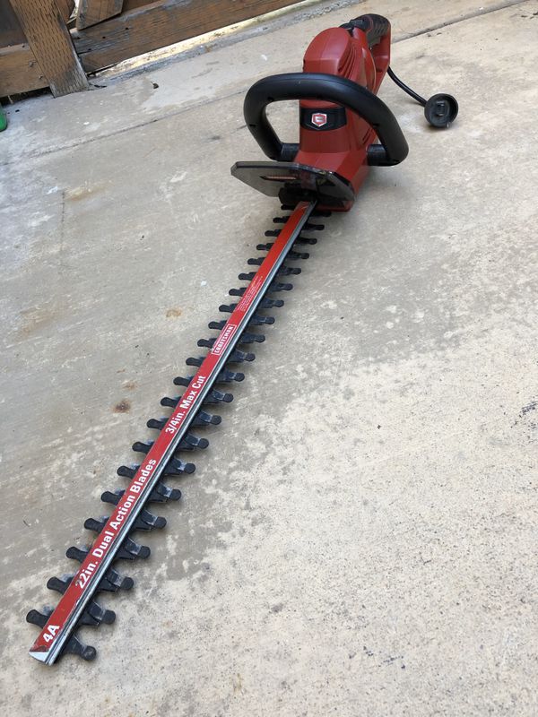 Craftsman 22" Corded Electric Hedge Trimmer for Sale in San Diego, CA