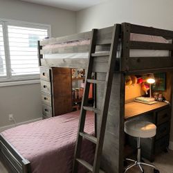 Jerome’s Wodden Bunk  Beds, No Mattress Included, Good Condition