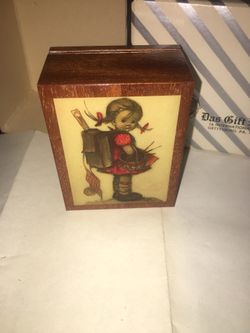 Vintage doll music box