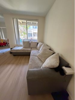L grey couch