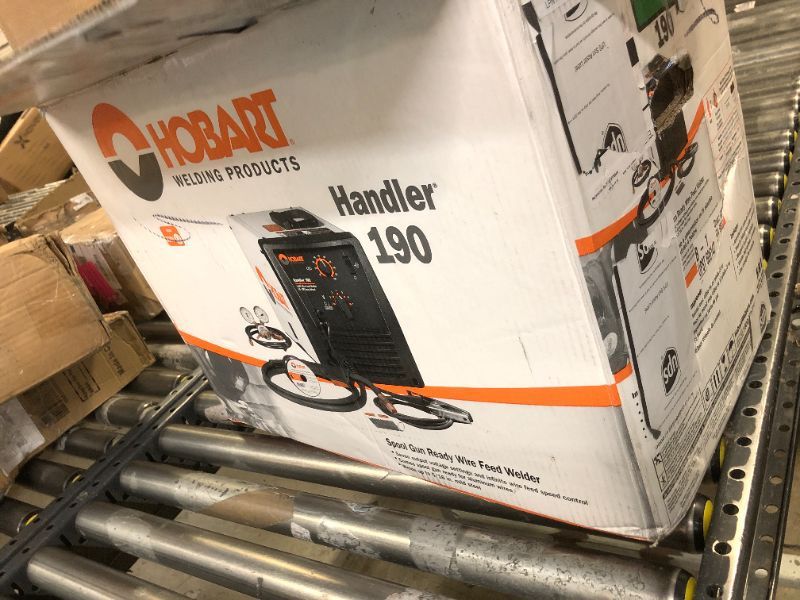 Hobart Handler 190 MIG Welder - 230V Wire Feed Welder With Spool Gun Capability - View #9