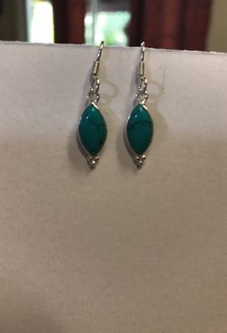 Sterling silver turquoise earrings