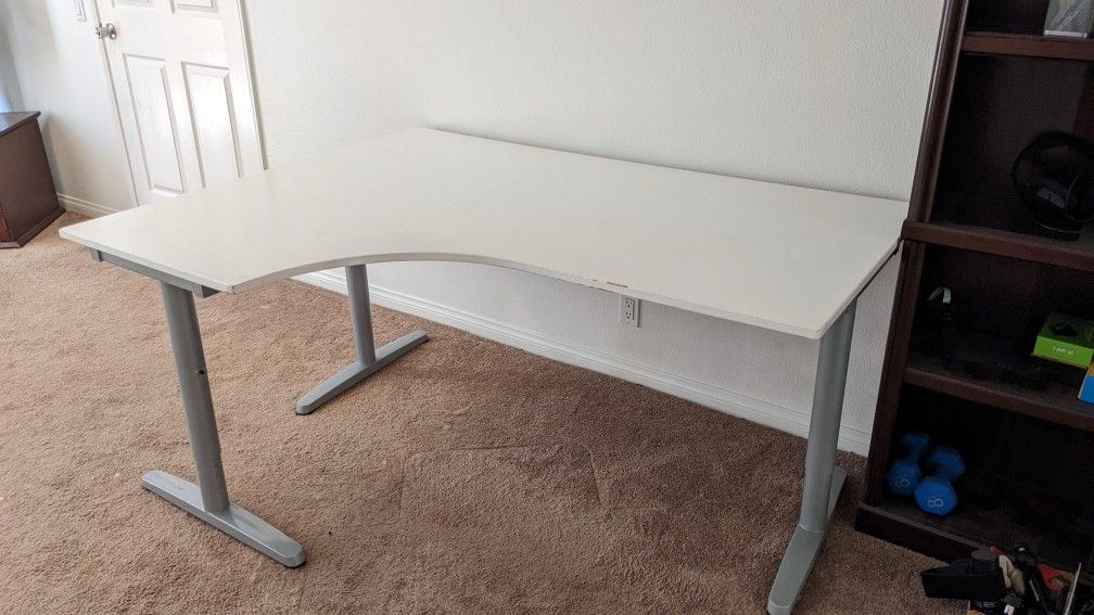 Ikea Galant Corner Adjustable Desk