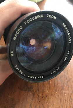Vivitar macro focusing zoom lens - 28-135mm