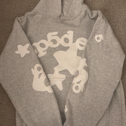 sp5der grey hoodie 