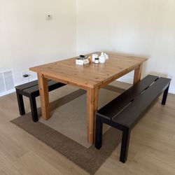 Kitchen Table + Benches