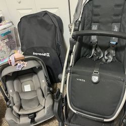 Uppababy Vista Stroller And Car Seat 