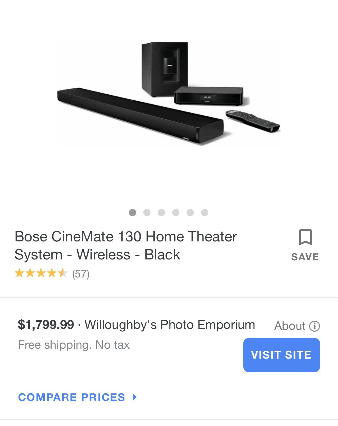 Bose Cinemate Home theater
