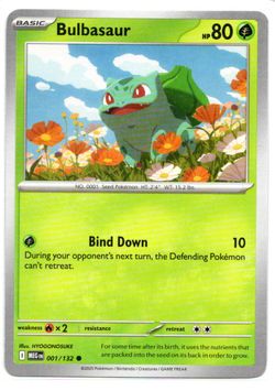 Pokémon Bulbasaur - MEG Set 001/132 - Common - Near Mint