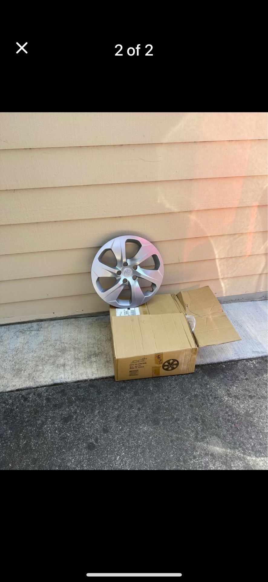 4 Toyota RAV4 Silver Rim Covers
