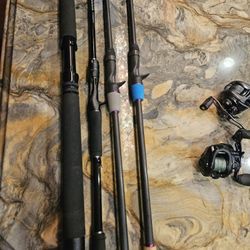 Taipan Custom Flipping Stick, Crankbait Rod, Super Seeker, Curado Flip
