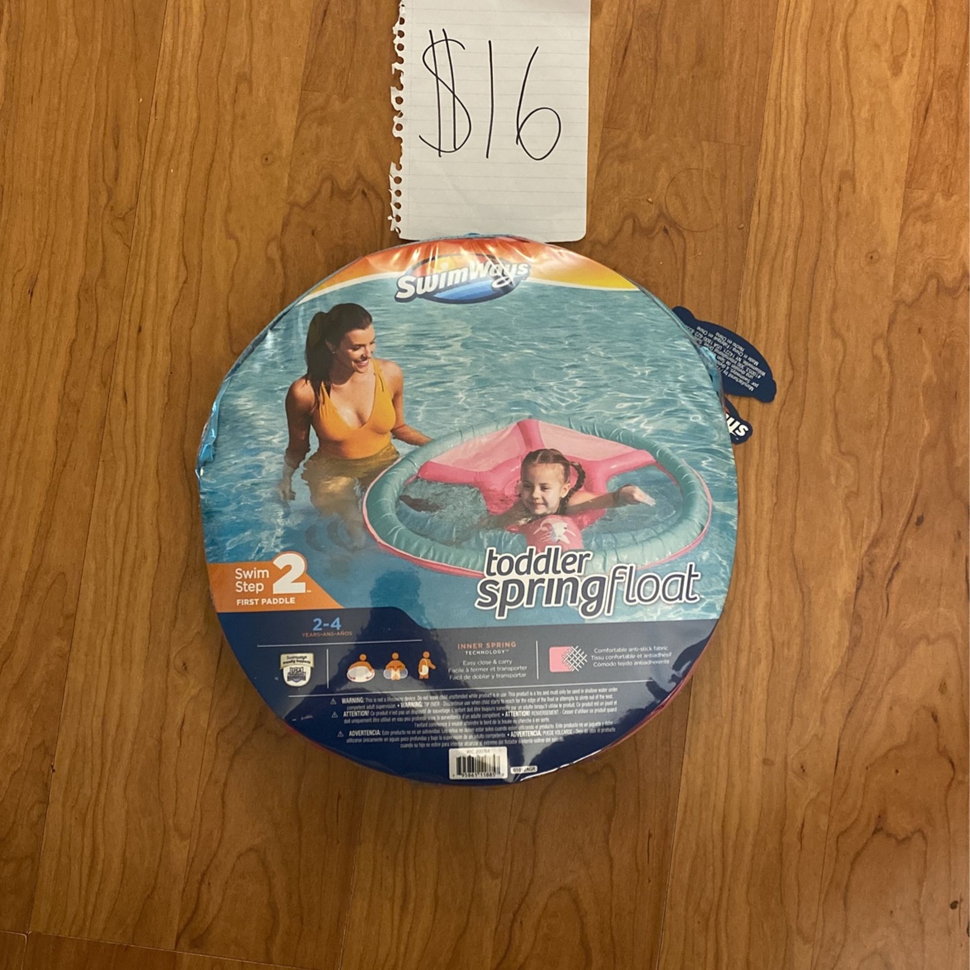 $16 New! Swimways Toddler Spring Float Swim Step 2 