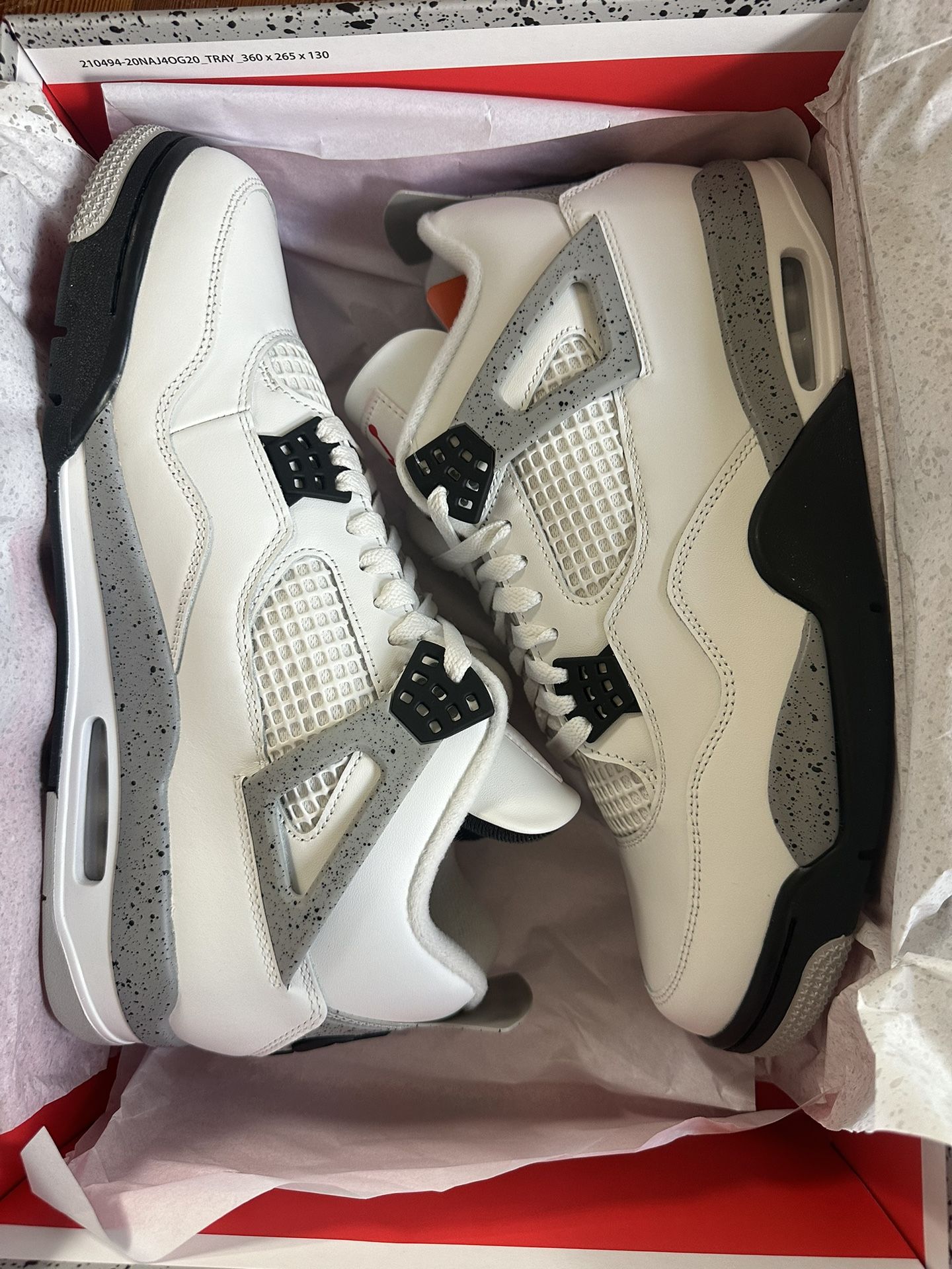 Nike Air Jordan 4 Retro OG 2025 White Cement