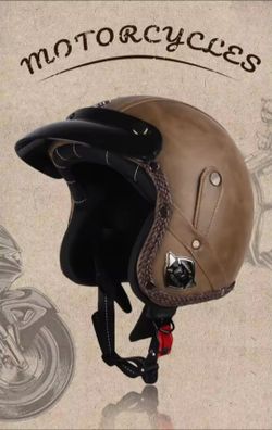 Motorcycle Helmet LEATHER