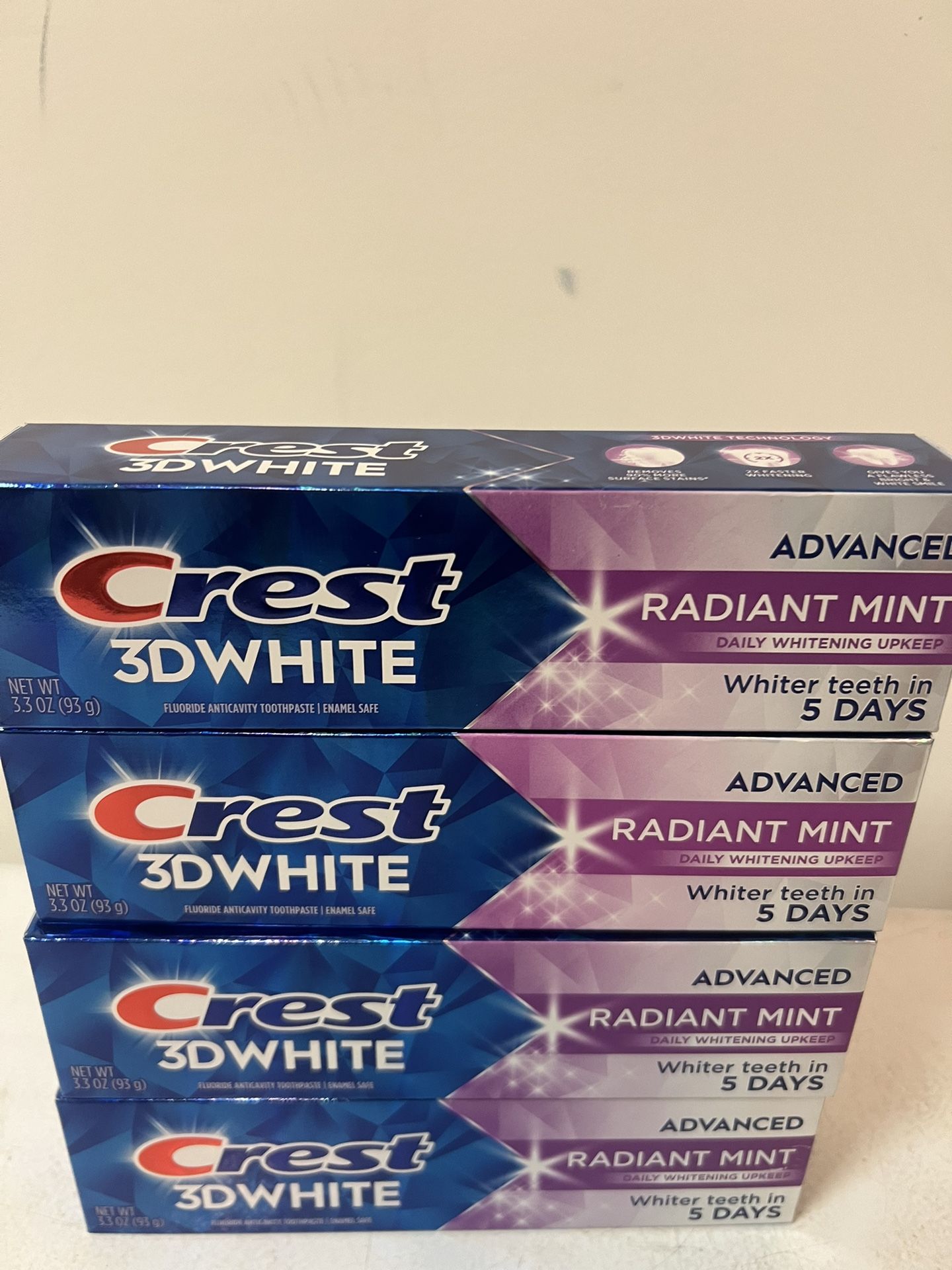 Crest 3 D White Toothpaste 4/$10