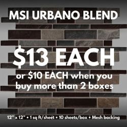 Urbano Blend Interlocking 12 in. x 12 in. x 8 mm Glass Stone Mesh-Mounted Mosaic Tile (1 sq. ft.)