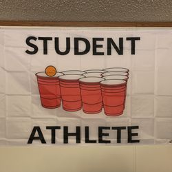 College Dorm Flag “Student Athlete”