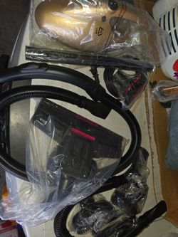 Canister Vacuum with Hose and Attachments
