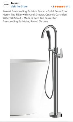 Jacuzzi PRIMO 1-Handle fixed Freestanding Bathtub Faucet
