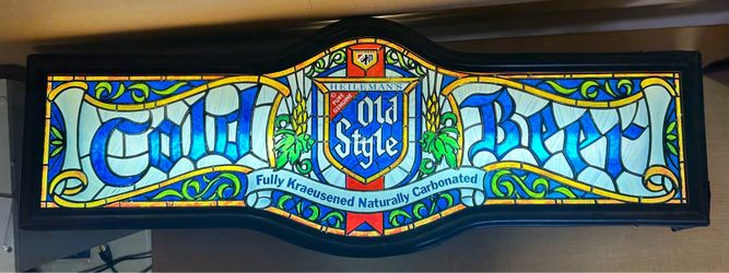 Old Style Cold Beer Lighted Sign