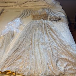 Shimmering XS Fairy Gown And Accessories