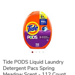 112 Count Tide Pods 15$ A Piece I Have 4