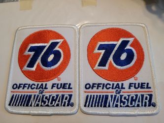 Nascar/76 gas iron on patches