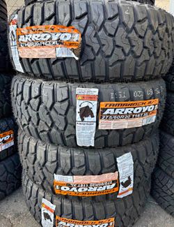 275/60/20 Arroyo vendo un set de llantas nuevas con 50,000 millas de garantía ✅🤩I am selling a set of new tires with a 50,000 mile warranty ✅